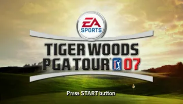 Tiger Woods PGA Tour 07 (EU) screen shot title